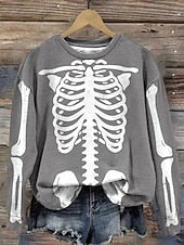 Women'S Casual Halloween Spooky Girl Squad Print hoodie