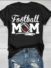 Women's Football fun print Sleeve T-Shirt