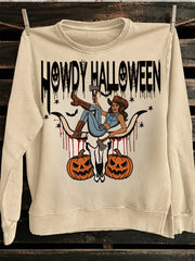 Unisex HOWDY HALLOWEEN Vintage Sweatshirt