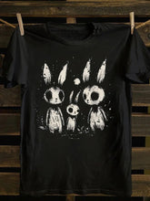 Unisex Skeleton Rabbit Vintage cotton T-shirt