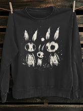 Unisex Skeleton Rabbit Vintage Sweatshirt