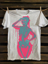 Unisex cotton human skull Halloween T-shirt