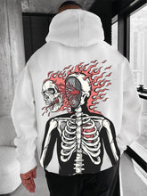 Men'shuman skull hoodie
