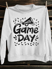 Unisex Cotton Fun football game day   Sweatshirt