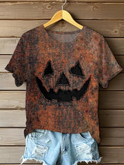 Women'S Casual Halloween Short Sleeve T-Shirt